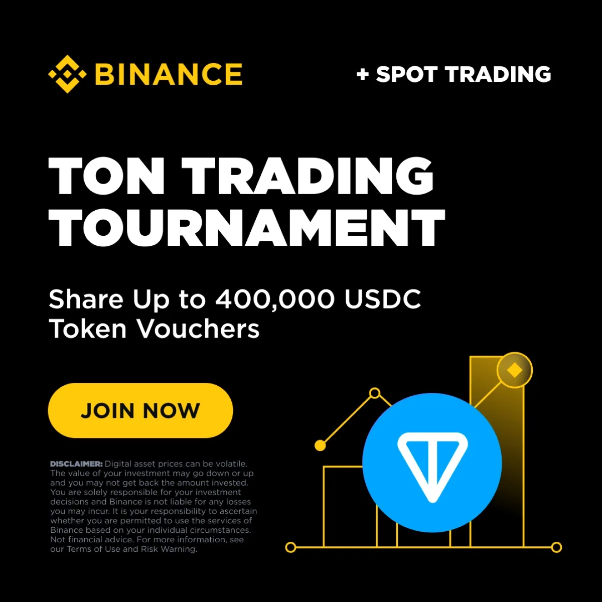 Binance TON Trading Yarışması: 400.000 USDC Ödül Havuzu Binance TON Trading Yarışması: 400.000 USDC Ödül Havuzu