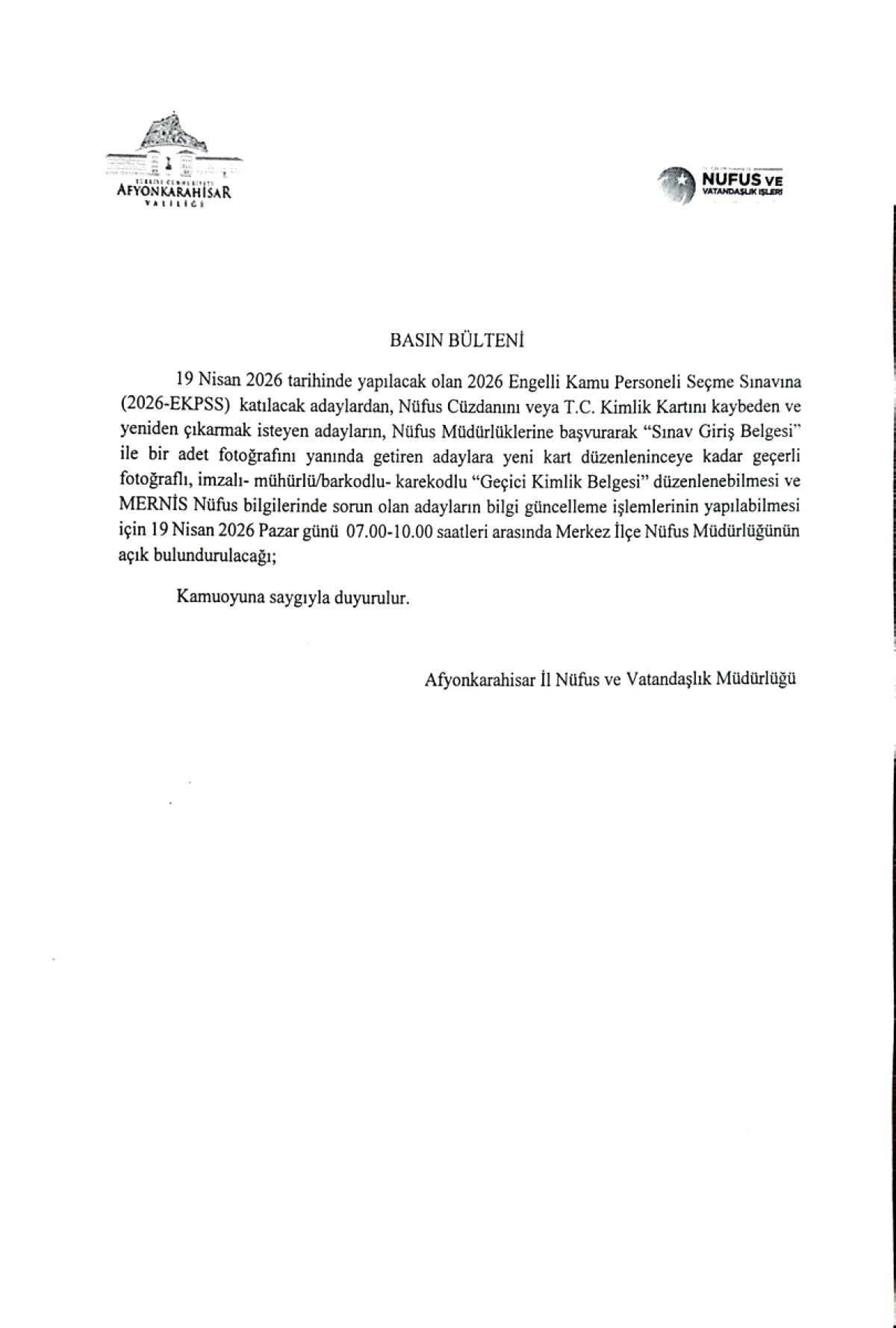 2026 EKPSS Başvuruları Açıklandı: Engelli Vatandaşlar İçin Fırsat 2026 EKPSS Başvuruları Açıklandı: Engelli Vatandaşlar İçin Fırsat