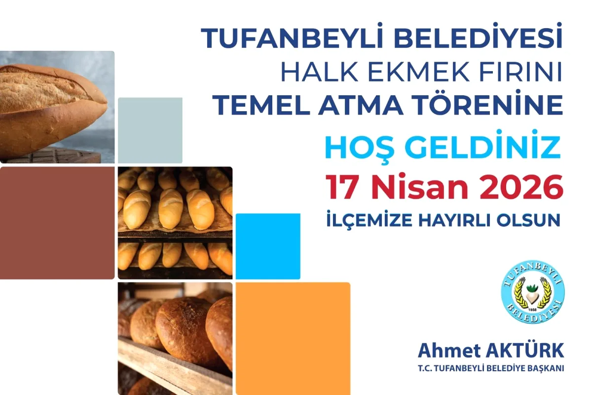 Tufanbeyli'de Halk Ekmek Fırını İçin Temel Atma Bugün Tufanbeyli'de Halk Ekmek Fırını İçin Temel Atma Bugün