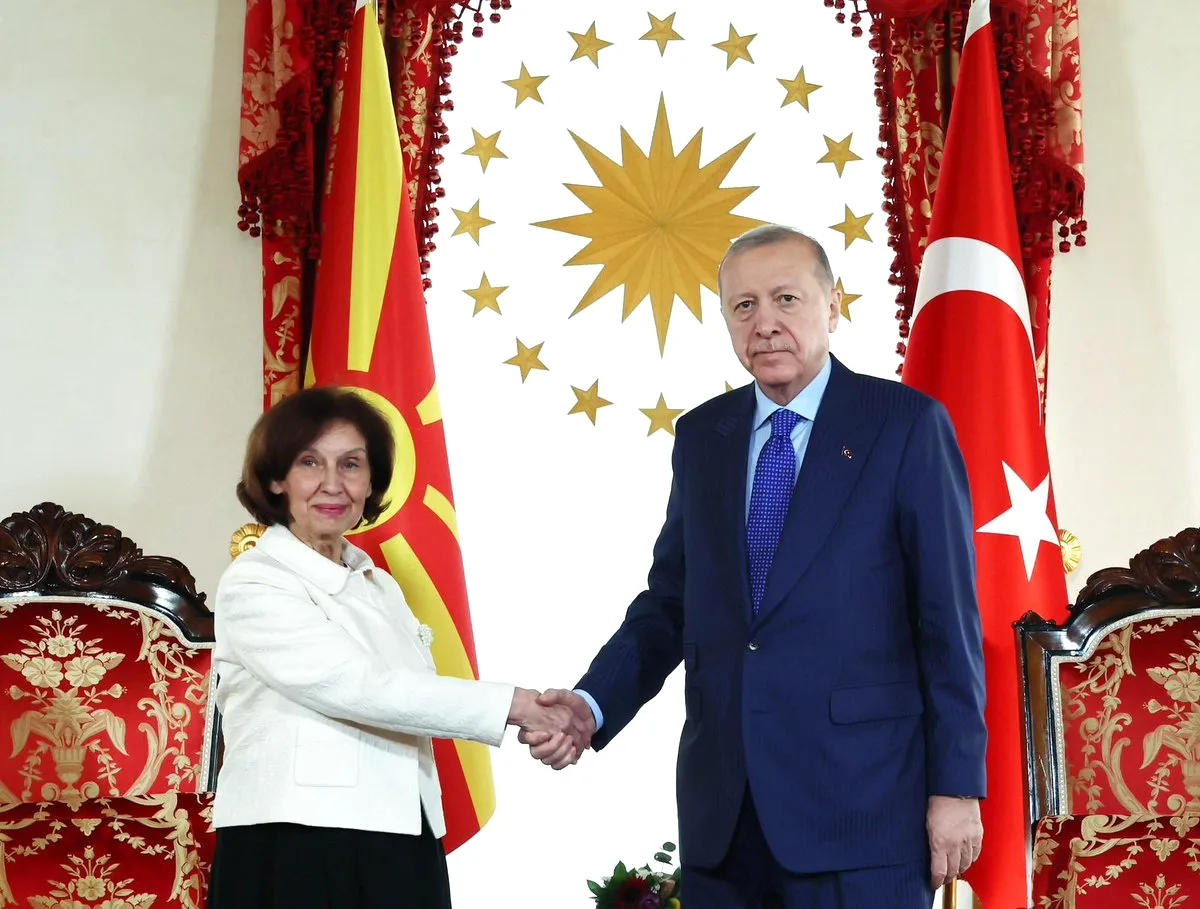 Erdoğan ve Siljanovska Davkova'dan NATO Zirvesi Vurgusu Erdoğan ve Siljanovska Davkova'dan NATO Zirvesi Vurgusu