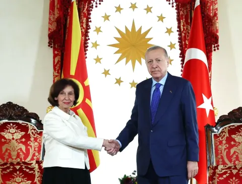 Erdoğan ve Siljanovska Davkova'dan NATO Zirvesi Vurgusu