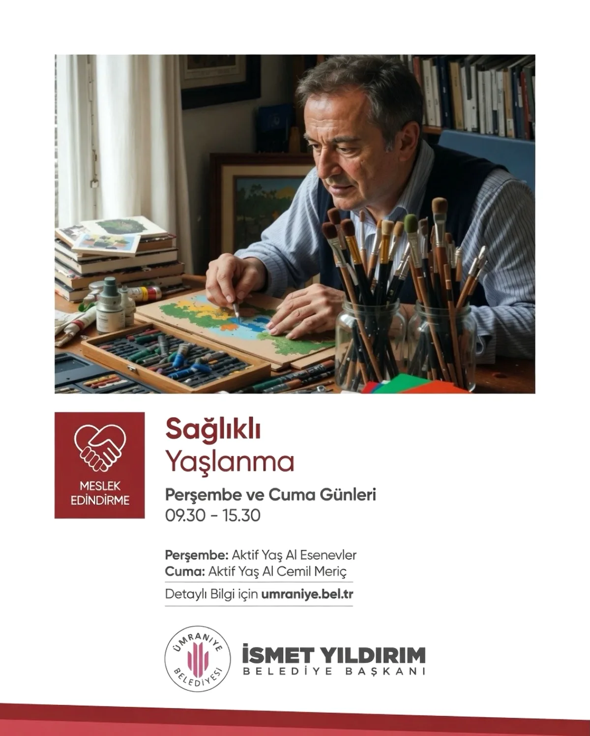 Ümraniye'de Sağlıklı Yaşlanma Programı: 50 Yaş Üstü İstanbullulara Özel Etkinlik Ümraniye'de Sağlıklı Yaşlanma Programı: 50 Yaş Üstü İstanbullulara Özel Etkinlik