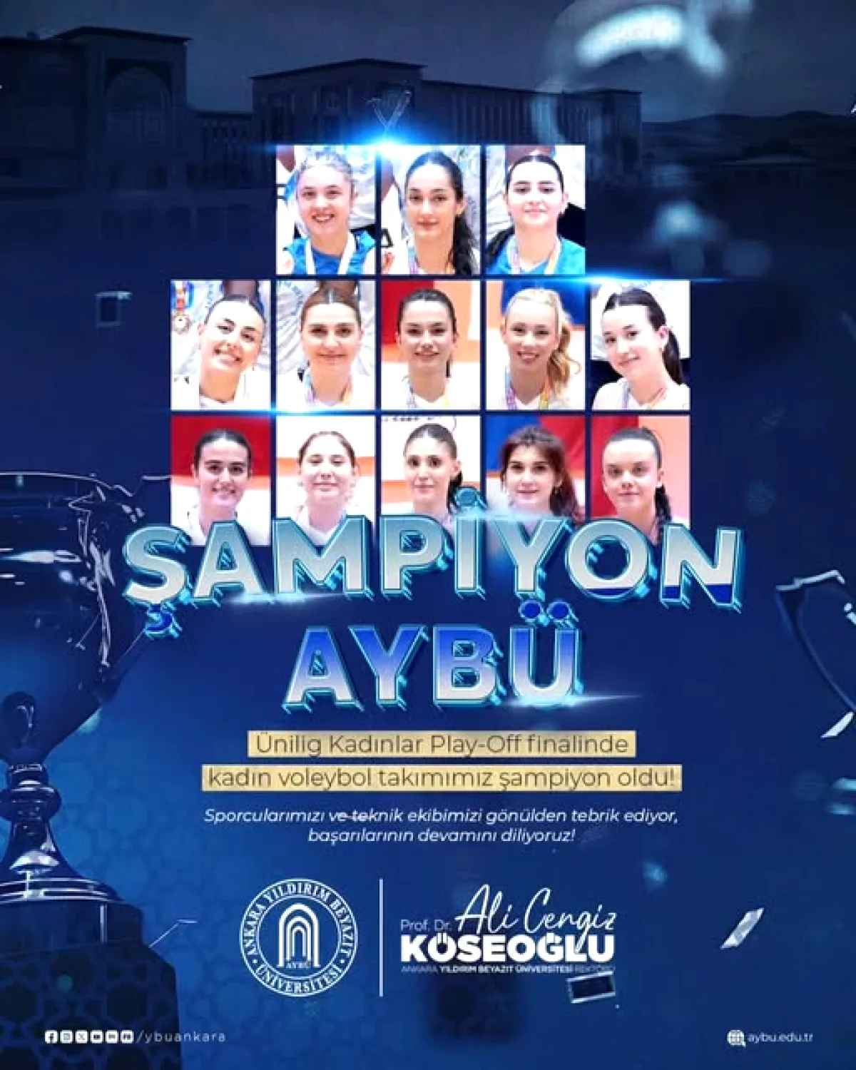 AYBÜ Kadın Voleybol Takımı Ünilig'de Şampiyon Oldu, Yaz Fest Yolunda AYBÜ Kadın Voleybol Takımı Ünilig'de Şampiyon Oldu, Yaz Fest Yolunda