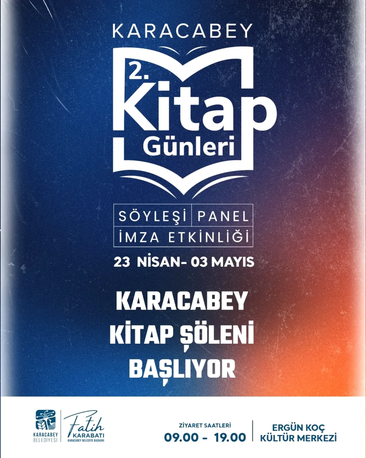 Karacabey'de Kitap Şöleni: 2. Kitap Günleri 23 Nisan'da Başlıyor Karacabey'de Kitap Şöleni: 2. Kitap Günleri 23 Nisan'da Başlıyor