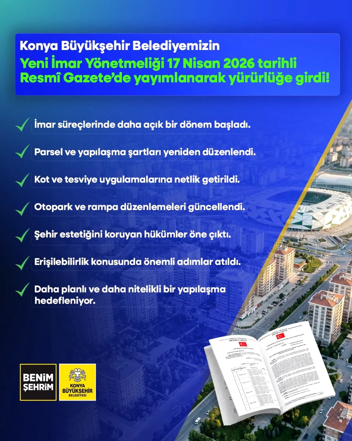 Konya'da Yeni İmar Yönetmeliği Yürürlüğe Girdi: Evinizin Değeri Değişecek Mi? Konya'da Yeni İmar Yönetmeliği Yürürlüğe Girdi: Evinizin Değeri Değişecek Mi?