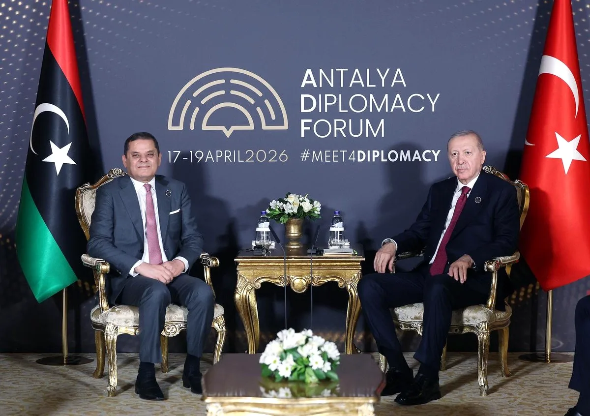 Erdoğan ve Libya Başbakanı Dibeybe'den Doğu Akdeniz Vurgusu Erdoğan ve Libya Başbakanı Dibeybe'den Doğu Akdeniz Vurgusu