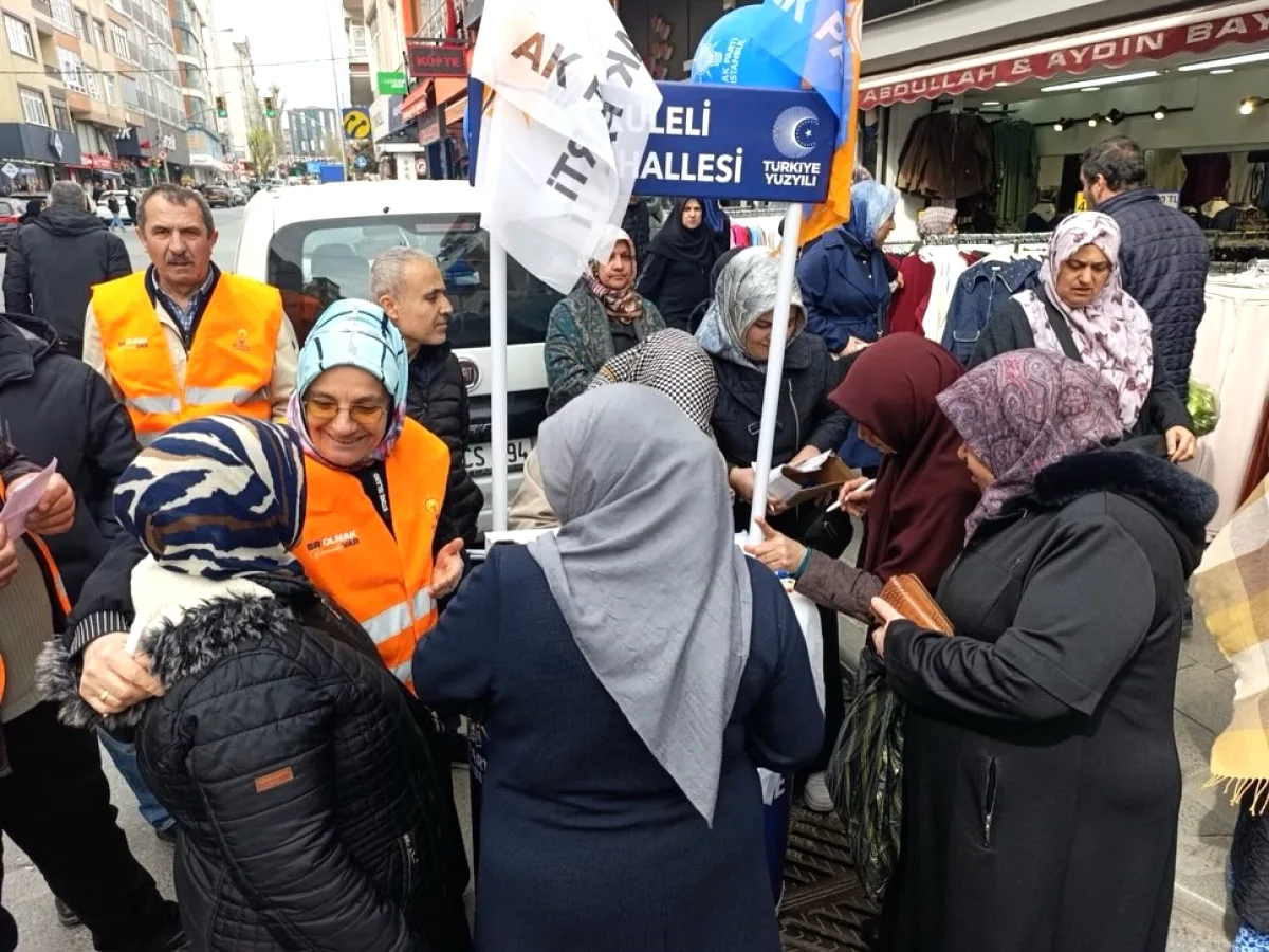 Bahçelievler AK Kadın Kolları Komşu Sohbetleriyle Üye Kazanımına Odaklandı Bahçelievler AK Kadın Kolları Komşu Sohbetleriyle Üye Kazanımına Odaklandı