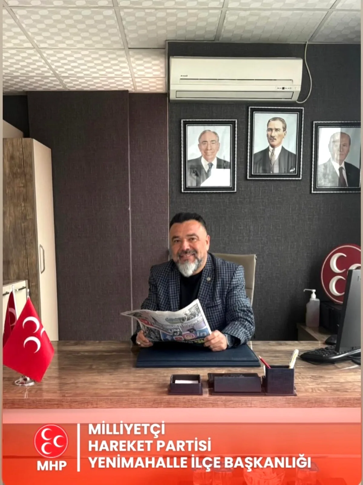 MHP Yenimahalle'de Nöbetçi Başkan: Bayram Kaygusuz MHP Yenimahalle'de Nöbetçi Başkan: Bayram Kaygusuz