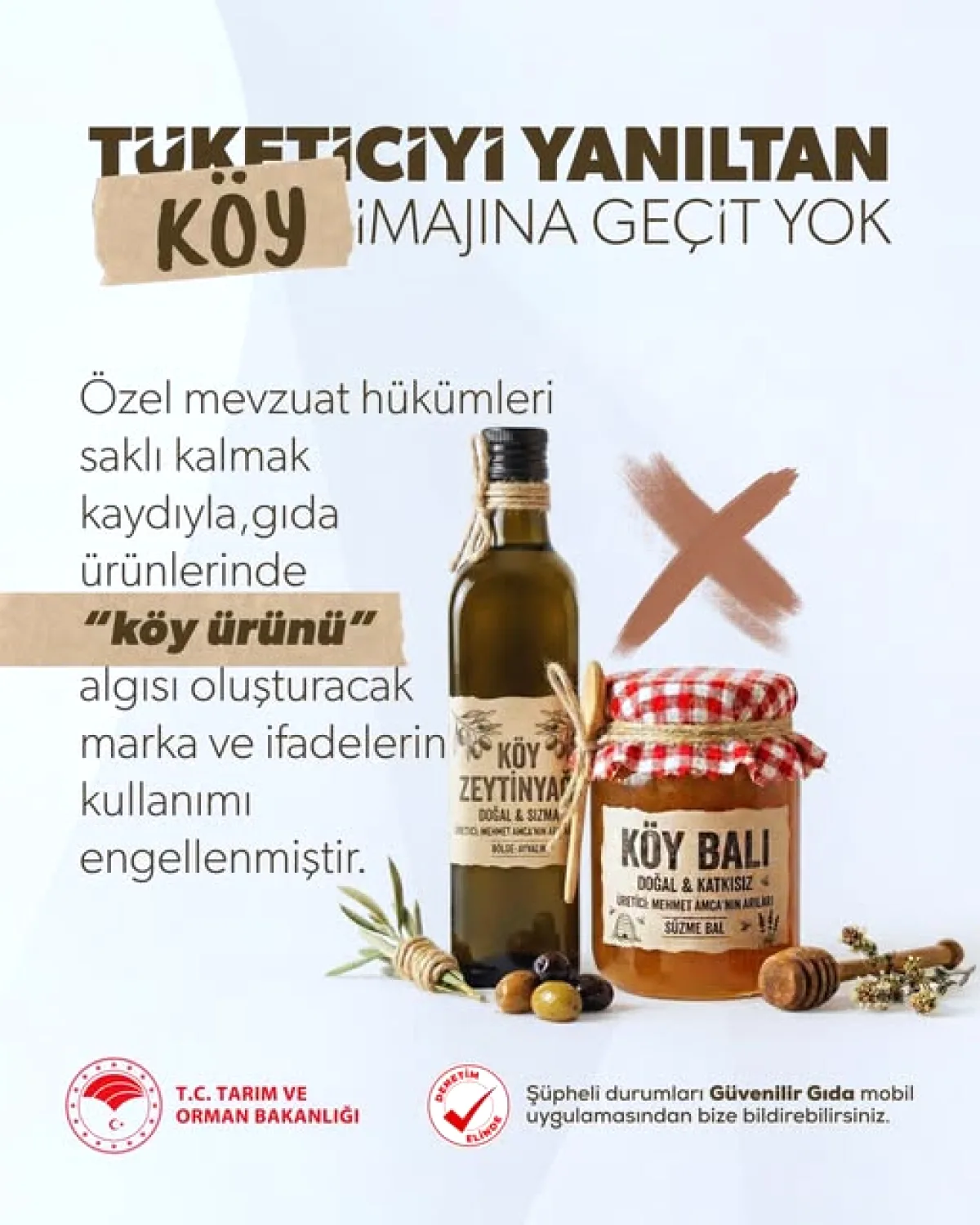 İstanbul'da Gıda Etiketlerinde "Köy Ürünü" Aldatmacasına Son İstanbul'da Gıda Etiketlerinde "Köy Ürünü" Aldatmacasına Son