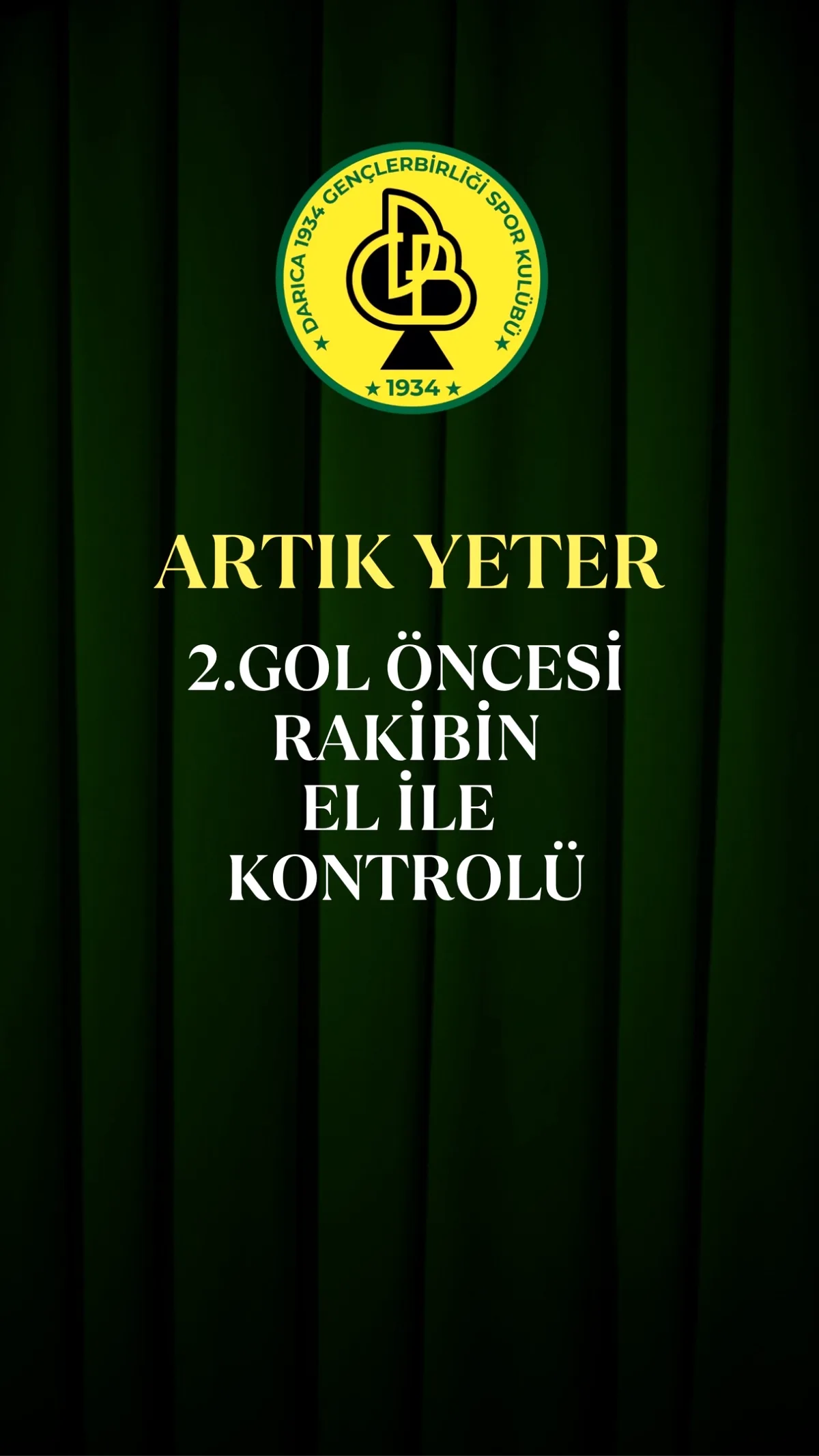 Darıca'da Tartışmalı Pozisyon: Rakip Elle Top Kontrol Etti Darıca'da Tartışmalı Pozisyon: Rakip Elle Top Kontrol Etti