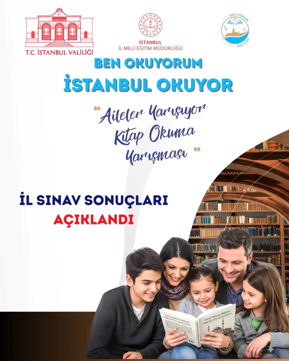 Ümraniye'de Aileler Yarışıyor Kitap Okuma Yarışması Sonuçları Açıklandı Ümraniye'de Aileler Yarışıyor Kitap Okuma Yarışması Sonuçları Açıklandı