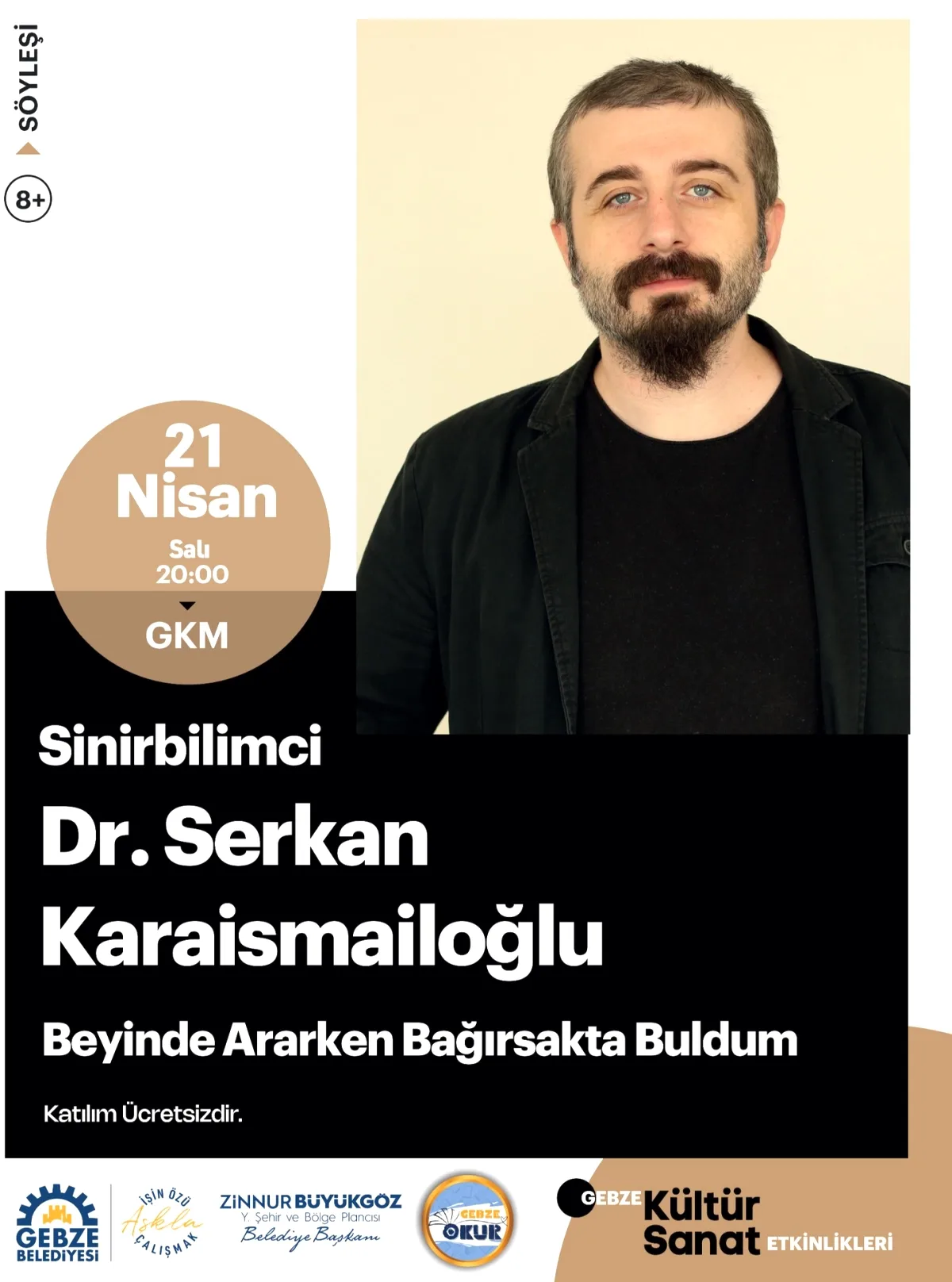 Gebze'de Ücretsiz Söyleşi: Beyin-Bağırsak Bağlantısı Keşfedilecek Gebze'de Ücretsiz Söyleşi: Beyin-Bağırsak Bağlantısı Keşfedilecek