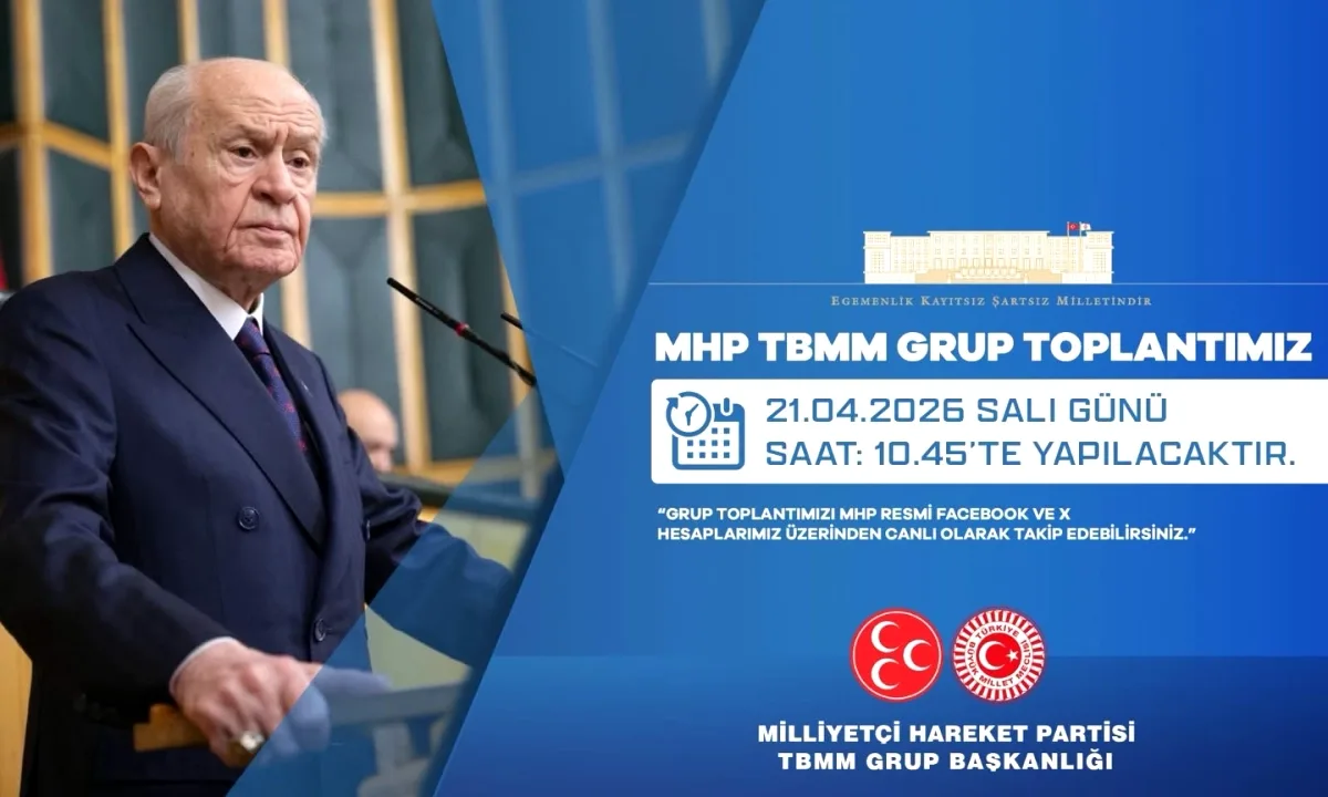MHP TBMM Grup Toplantısı Yarın Saat 10:45'te MHP TBMM Grup Toplantısı Yarın Saat 10:45'te