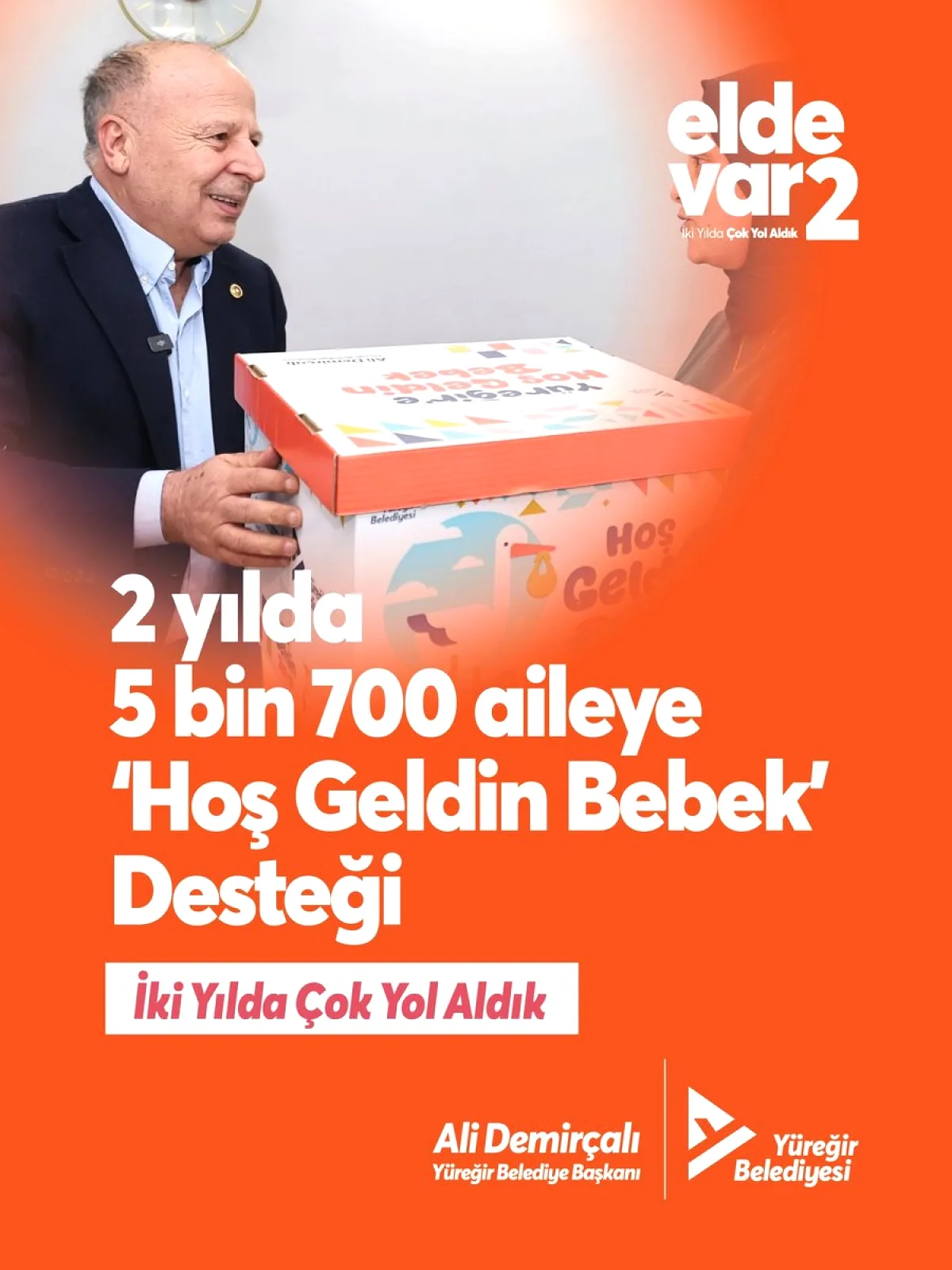 Yüreğir'de 5 Bin 700 Aileye "Hoş Geldin Bebek" Paketi Ulaştı Yüreğir'de 5 Bin 700 Aileye "Hoş Geldin Bebek" Paketi Ulaştı