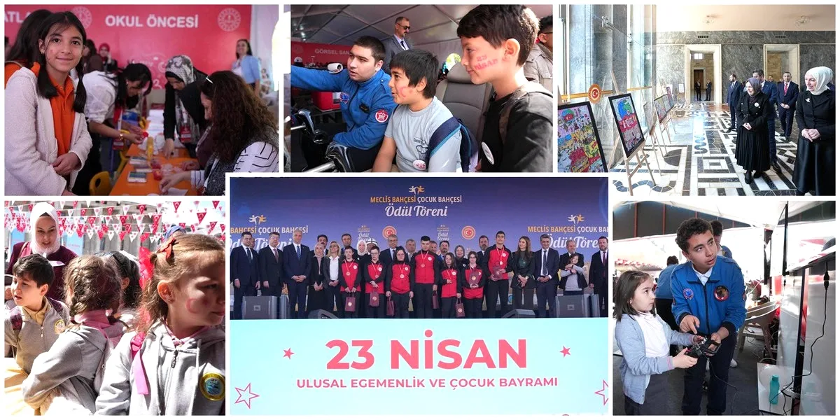 TBMM'de 23 Nisan Coşkusu: Gezeravcı Çocuklarla Buluştu TBMM'de 23 Nisan Coşkusu: Gezeravcı Çocuklarla Buluştu