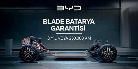 BYD Türkiye'de Batarya Garantisi 250.000 KM'ye Çıktı: İşte Detaylar