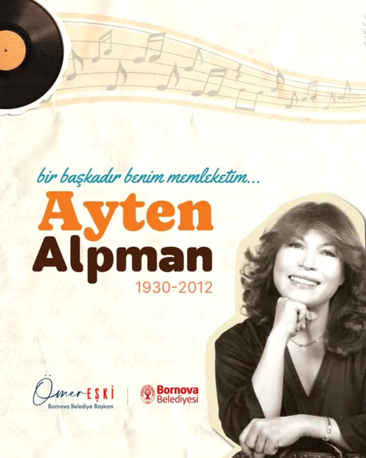 Bornova, Ayten Alpman'ı Unutmadı Bornova, Ayten Alpman'ı Unutmadı