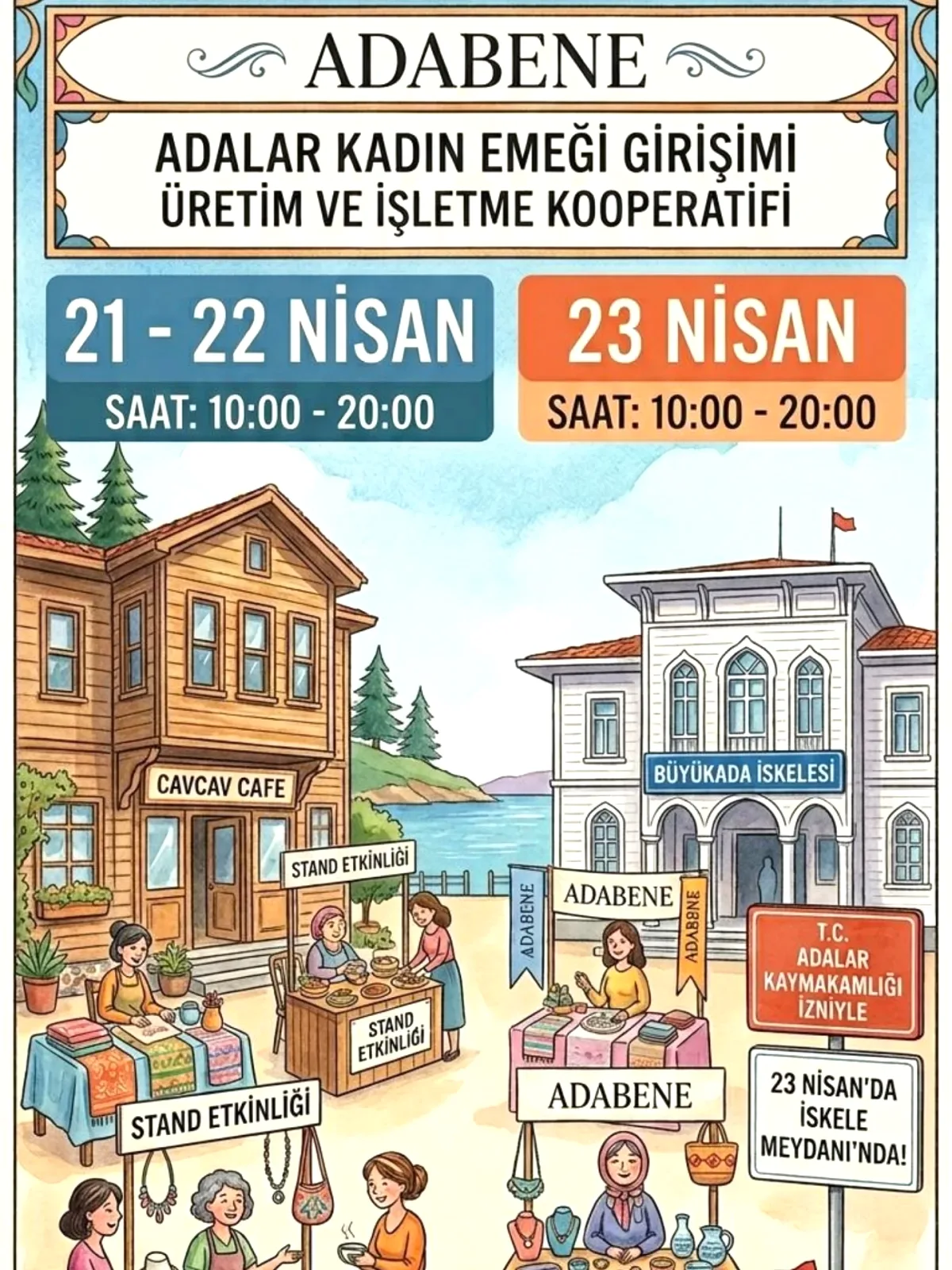 CHP Adalar'da 23 Nisan'da Kadın Girişimci Pazarı CHP Adalar'da 23 Nisan'da Kadın Girişimci Pazarı