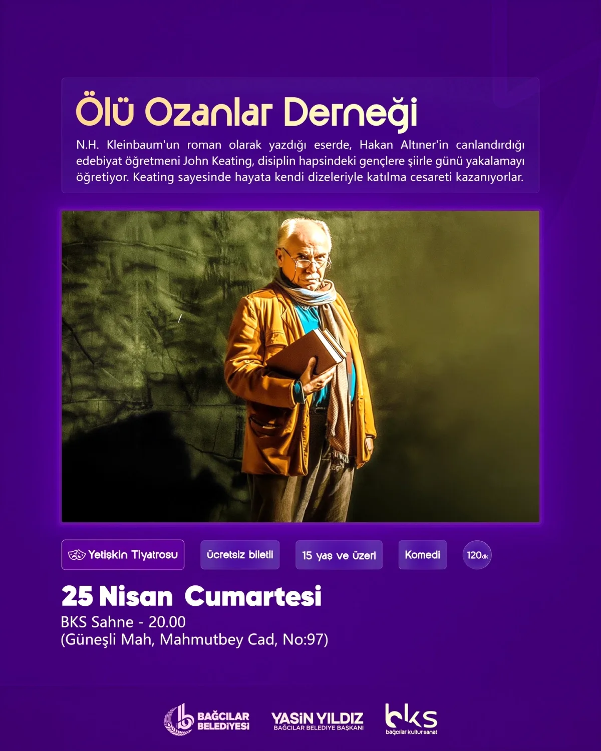 Hakan Altıner Sahneye Taşıyor: "Kendi Dizenizi Yazmaya Var mısınız?" Hakan Altıner Sahneye Taşıyor: "Kendi Dizenizi Yazmaya Var mısınız?"