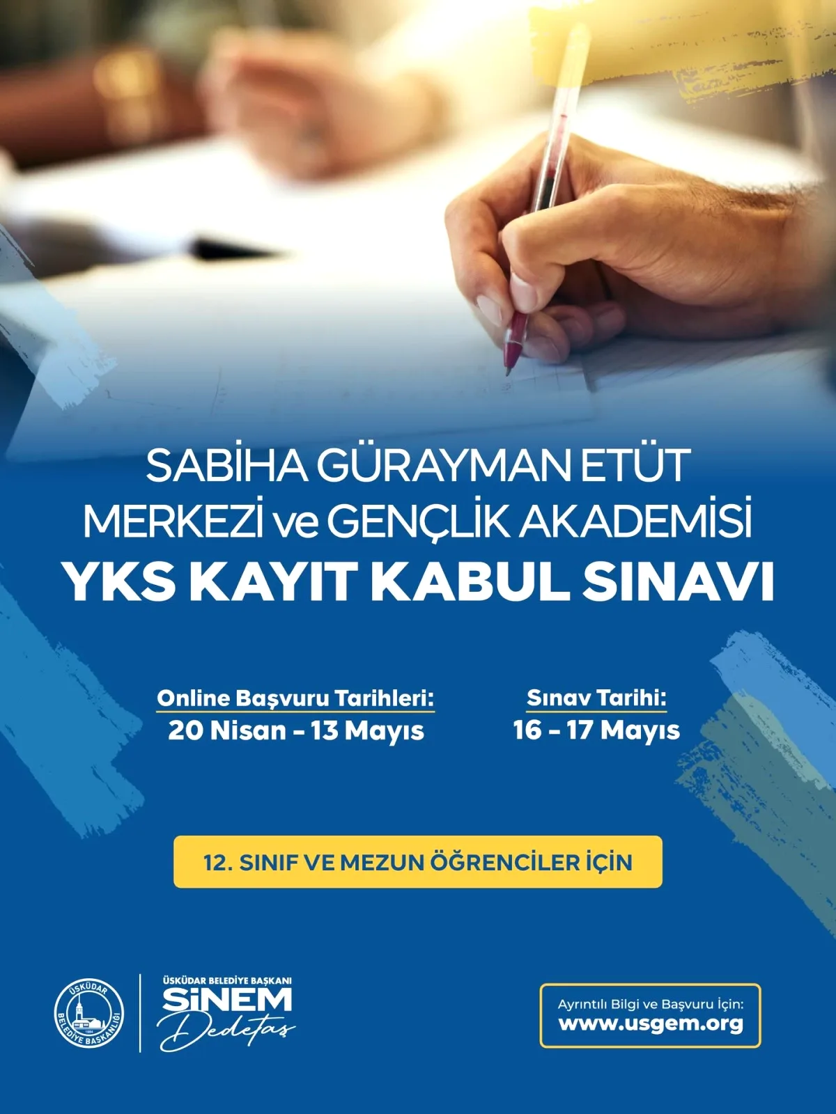Üsküdar'da YKS Hazırlık Fırsatı: Son Başvuru 13 Mayıs'ta! Üsküdar'da YKS Hazırlık Fırsatı: Son Başvuru 13 Mayıs'ta!