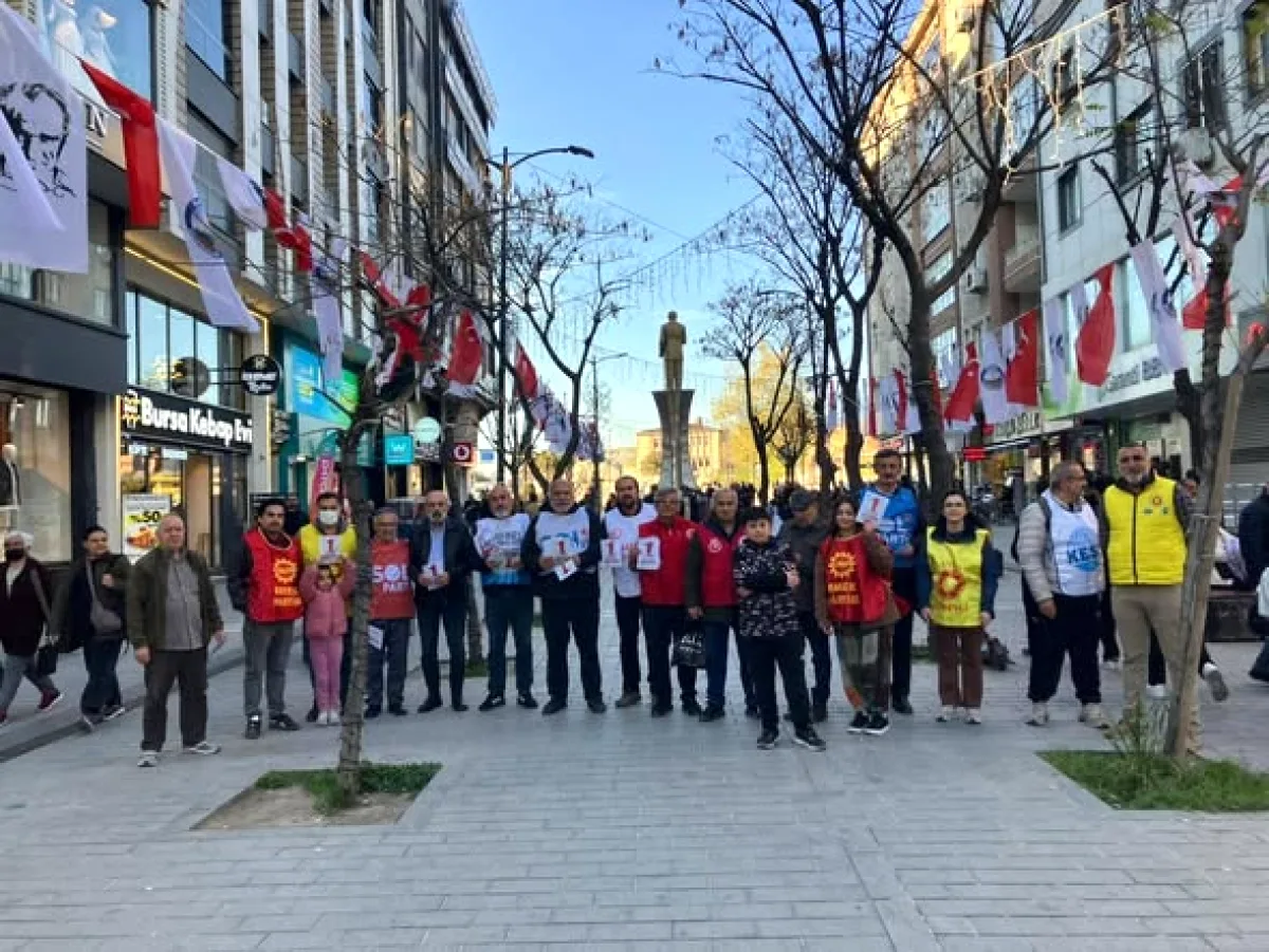 DİSK 1 Mayıs 2026'da Kadıköy'de: İşçiler Birleşir Bu Düzen Değişir DİSK 1 Mayıs 2026'da Kadıköy'de: İşçiler Birleşir Bu Düzen Değişir