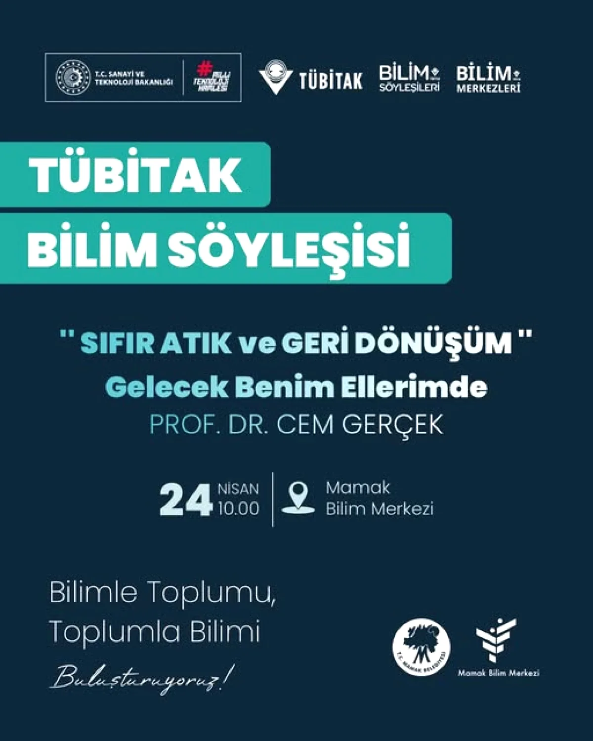 Mamak'ta Sıfır Atık Söyleşisi: Prof. Dr. Cem Gerçek Konuşacak Mamak'ta Sıfır Atık Söyleşisi: Prof. Dr. Cem Gerçek Konuşacak