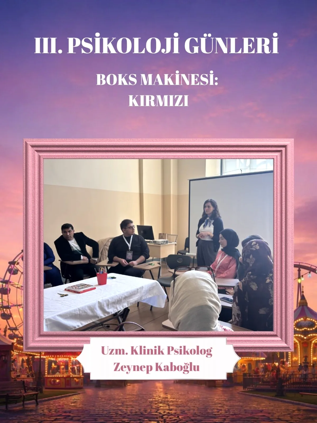 SBÜ Psikoloji Günleri'nde Boks Makinesi Atölyesi SBÜ Psikoloji Günleri'nde Boks Makinesi Atölyesi