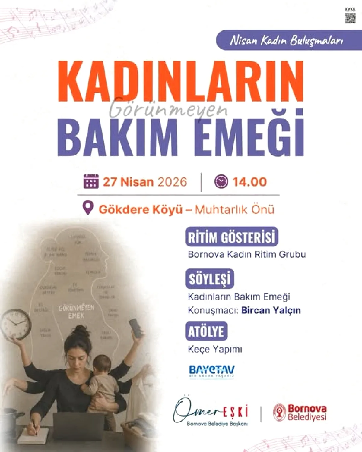 Bornova'da Kadınlar Görünmeyen Emeği Ritimle Dillendirecek Bornova'da Kadınlar Görünmeyen Emeği Ritimle Dillendirecek