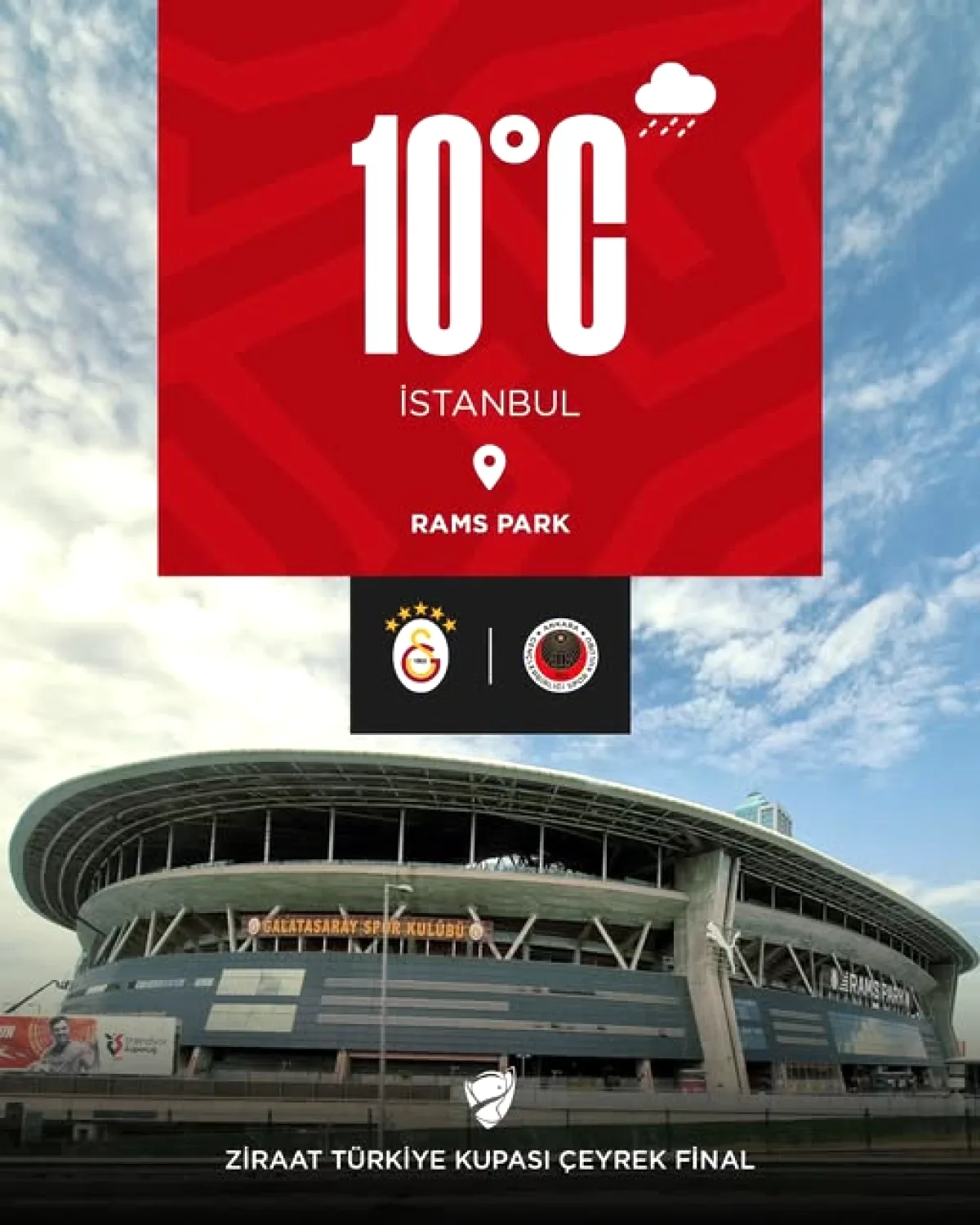 Gençlerbirliği-Galatasaray Maçı Öncesi Hava Tahmini Gençlerbirliği-Galatasaray Maçı Öncesi Hava Tahmini