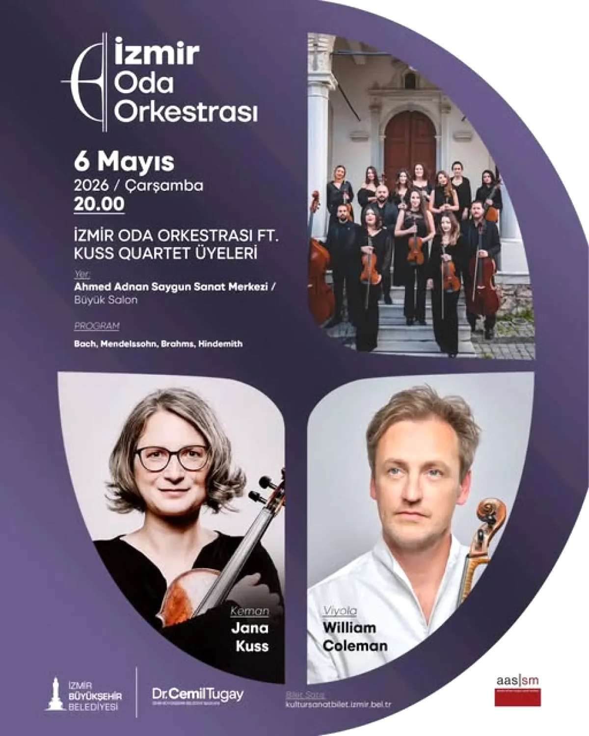 İzmir'de Kuss Quartet Üyeleriyle Özel Klasik Müzik Konseri İzmir'de Kuss Quartet Üyeleriyle Özel Klasik Müzik Konseri