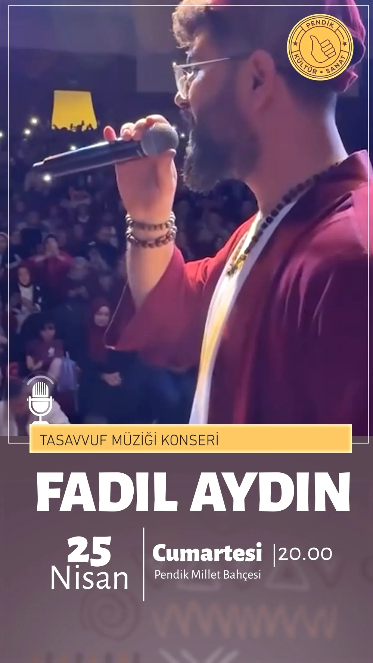 Fadıl Aydın 25 Nisan'da Pendik'te Ücretsiz Konser Verecek Fadıl Aydın 25 Nisan'da Pendik'te Ücretsiz Konser Verecek