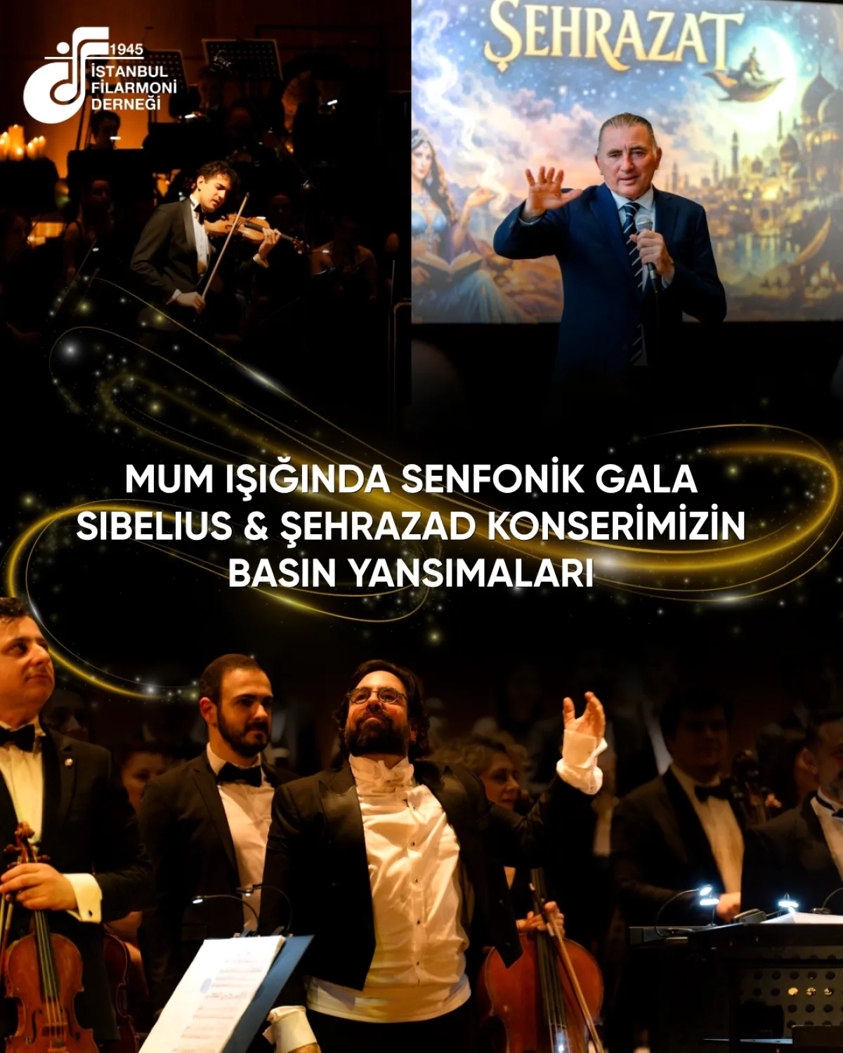 Mum Işığında Sibelius ve Şehrazad Konseri Medyada Yankılandı Mum Işığında Sibelius ve Şehrazad Konseri Medyada Yankılandı