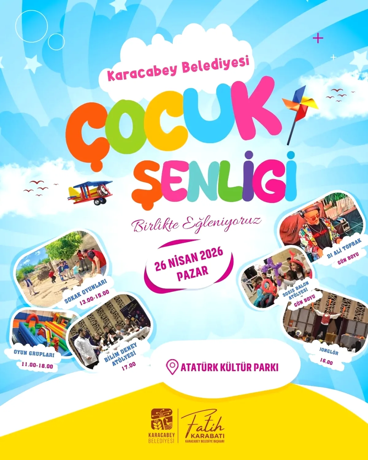 Karacabey'de 23 Nisan Coşkusu: Çocuk Şenliği 26 Nisan'da Karacabey'de 23 Nisan Coşkusu: Çocuk Şenliği 26 Nisan'da