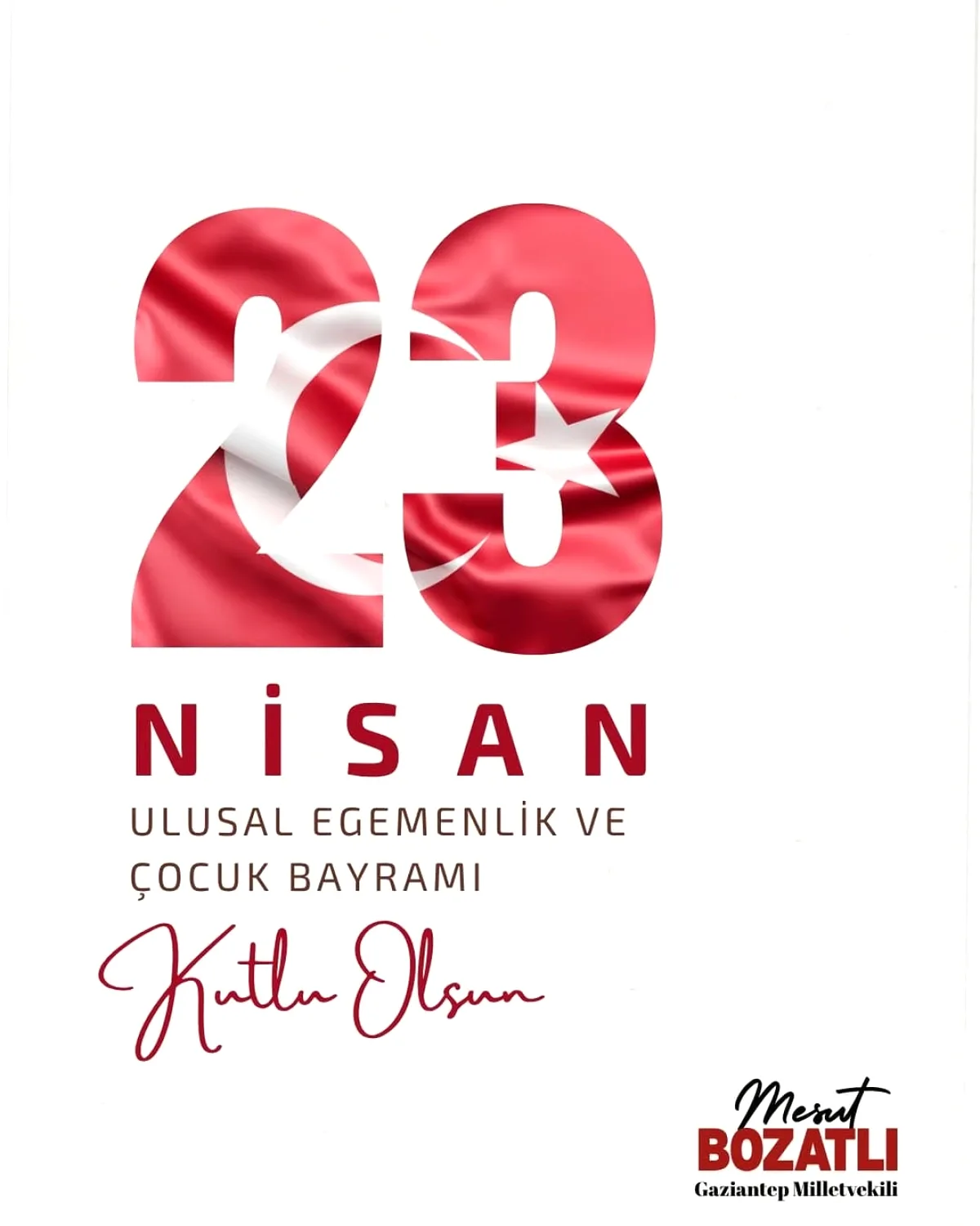 Bozatlı'dan 23 Nisan Mesajı: Milli İrade ve Çocuklarımız Bozatlı'dan 23 Nisan Mesajı: Milli İrade ve Çocuklarımız