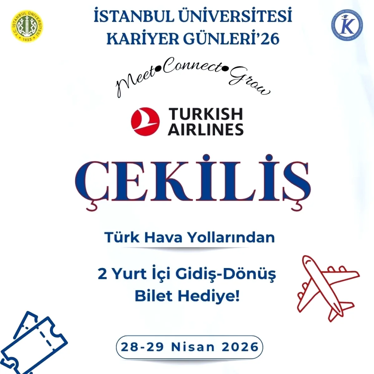 İstanbul Üniversitesi Kariyer Günleri Çekilişi: 29 Nisan'da Final İstanbul Üniversitesi Kariyer Günleri Çekilişi: 29 Nisan'da Final