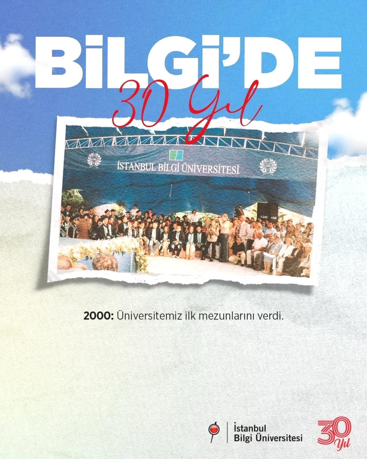 İstanbul Bilgi Üniversitesi 30. Yılını Kutluyor İstanbul Bilgi Üniversitesi 30. Yılını Kutluyor