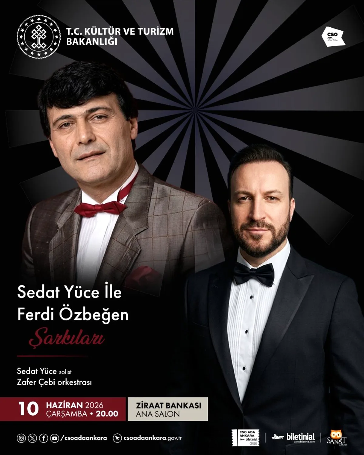 Sedat Yüce, 10 Haziran'da CSO Ada Ankara'da Sahne Alacak Sedat Yüce, 10 Haziran'da CSO Ada Ankara'da Sahne Alacak
