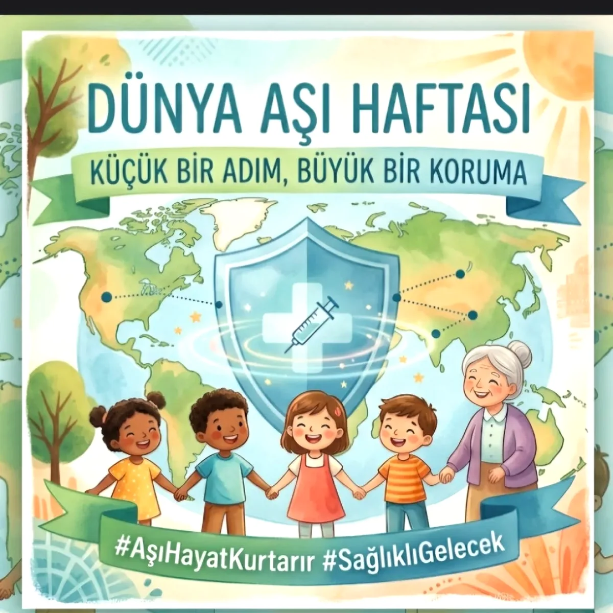 Gemlik'te Dünya Aşı Haftası: "Aşılar Tüm Toplumu Korur" Gemlik'te Dünya Aşı Haftası: "Aşılar Tüm Toplumu Korur"