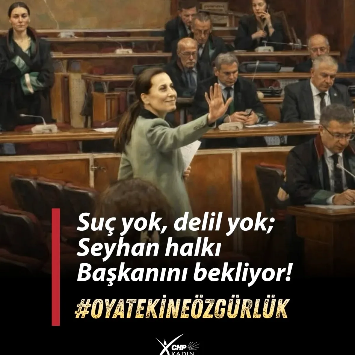 Seyhan'ın İlk Kadın Belediye Başkanı Oya Tekin 300 Gündür Tutuklu Seyhan'ın İlk Kadın Belediye Başkanı Oya Tekin 300 Gündür Tutuklu