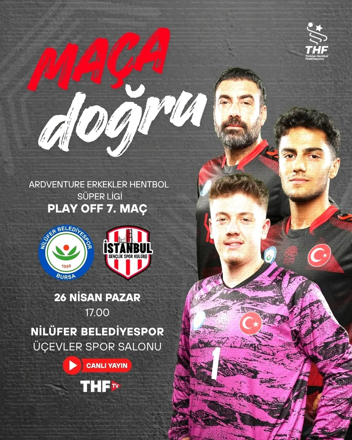 Nilüfer Belediyespor Play Off 7. Maçında — Yarın 17:00'de Üçevler'de Nilüfer Belediyespor Play Off 7. Maçında — Yarın 17:00'de Üçevler'de