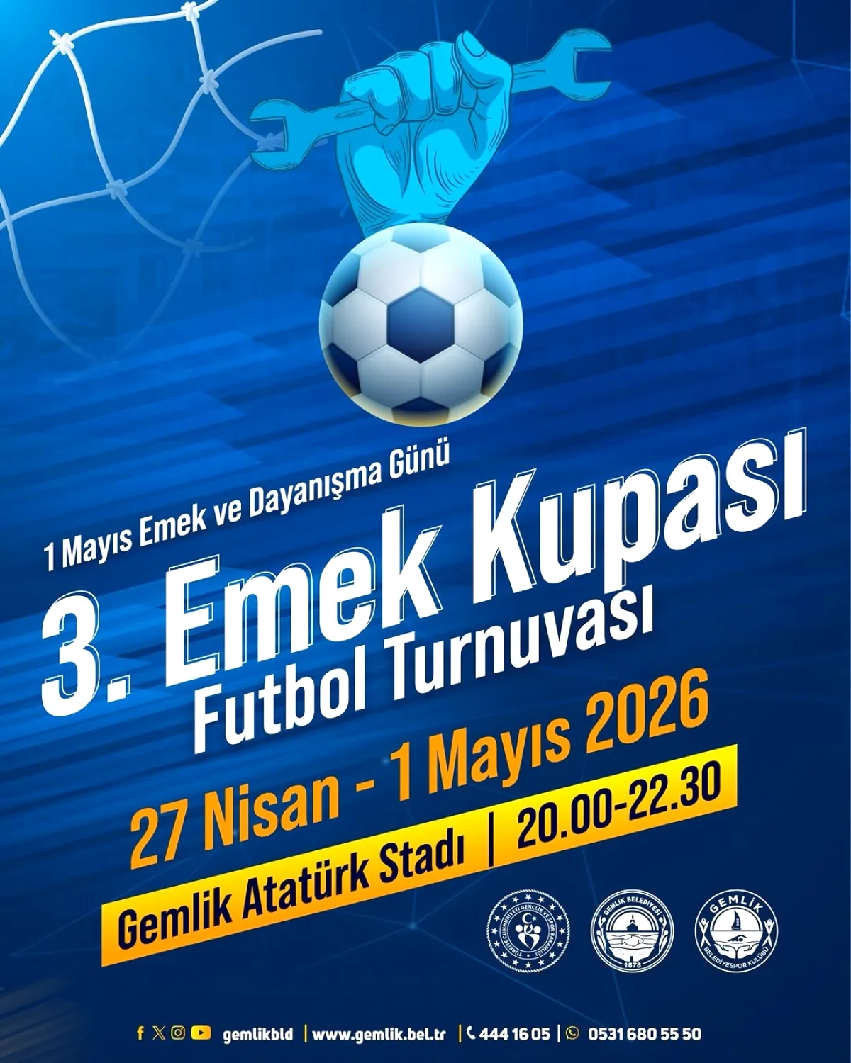 Gemlik'te Futbol Rüzgarı: 3. Emek Kupası Başlıyor! Gemlik'te Futbol Rüzgarı: 3. Emek Kupası Başlıyor!