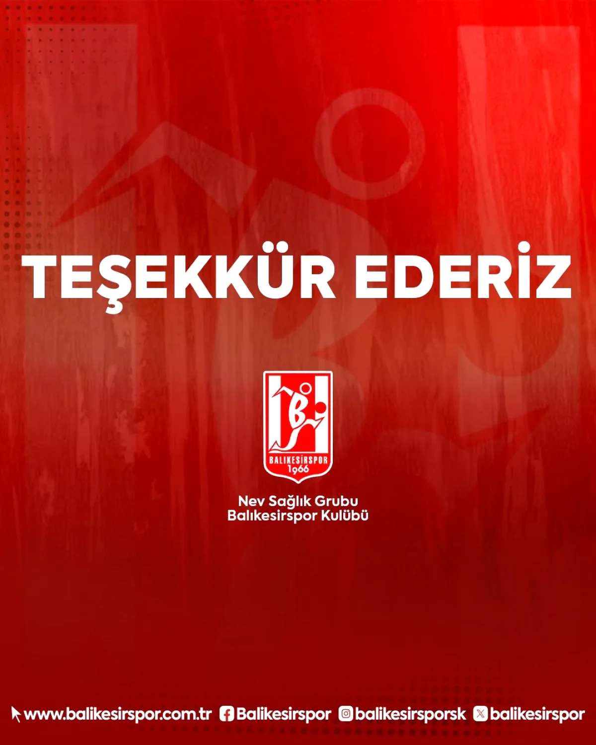 Balıkesirspor'dan Play-Off Protokolüne Duygusal Teşekkür Balıkesirspor'dan Play-Off Protokolüne Duygusal Teşekkür
