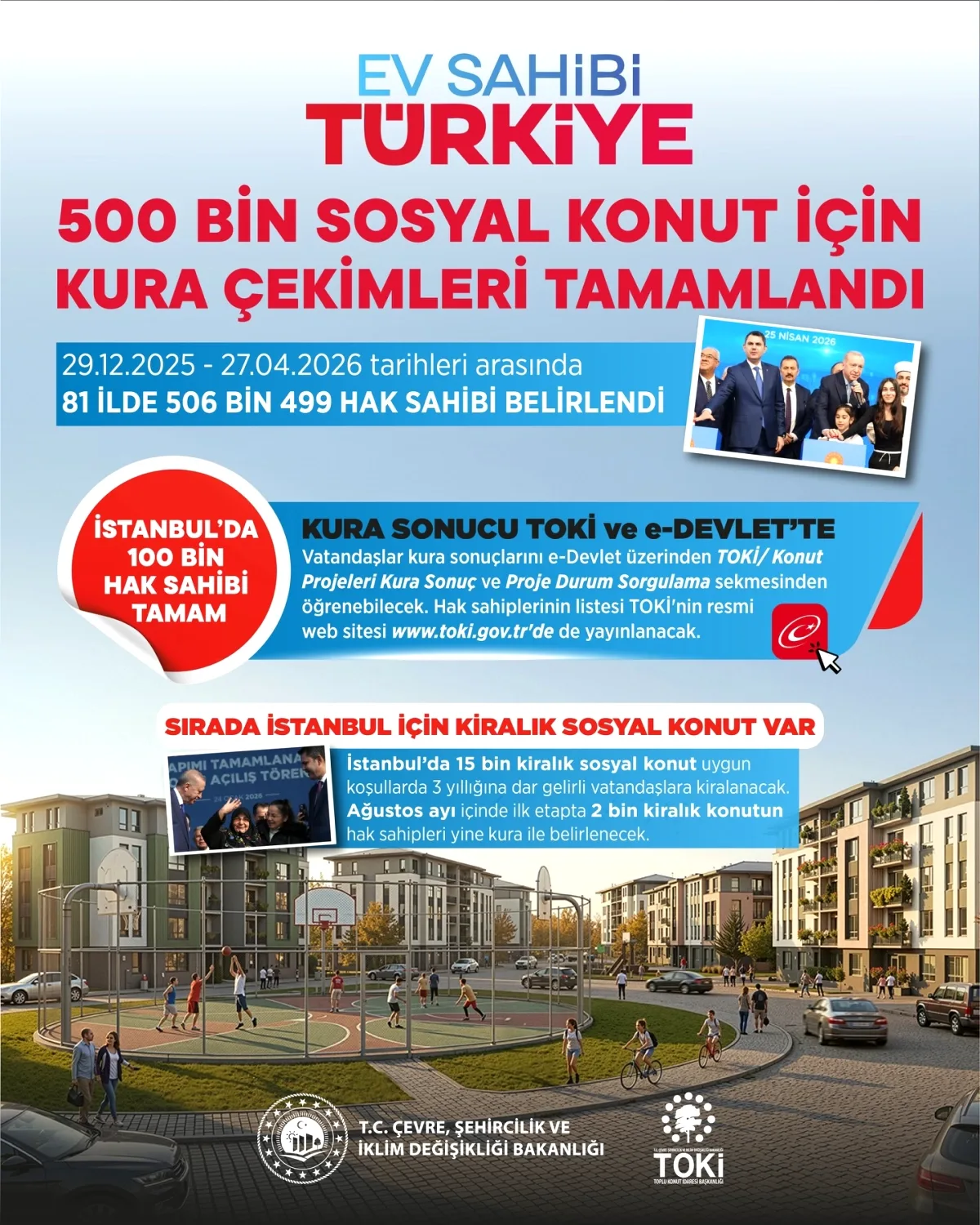 İstanbul'da 100 Bin Konut Sahibi Belli Oldu: Kura Sonuçları Açıklandı İstanbul'da 100 Bin Konut Sahibi Belli Oldu: Kura Sonuçları Açıklandı