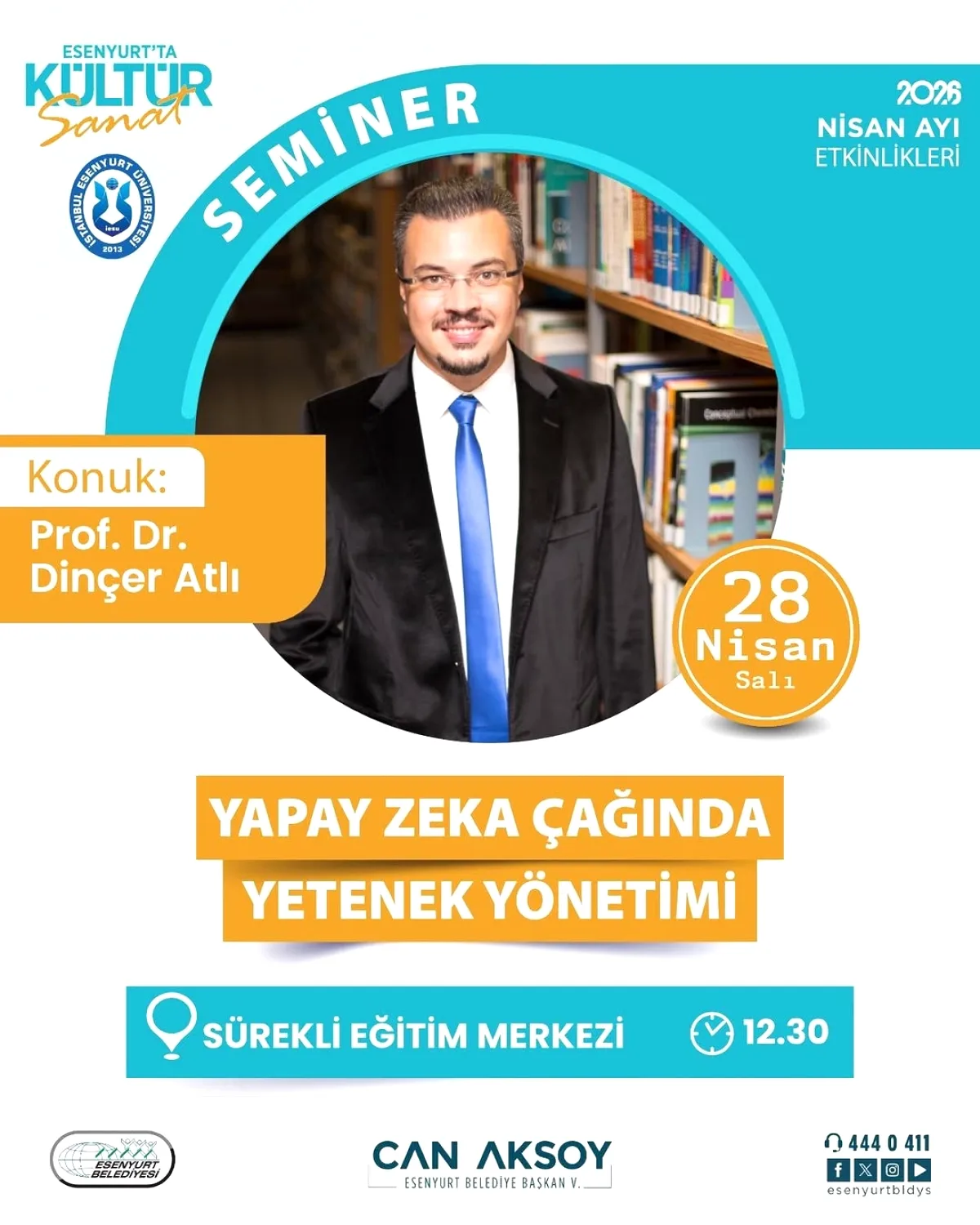 Esenyurt'ta Yapay Zeka ve Yetenek Yönetimi Semineri Bugün Esenyurt'ta Yapay Zeka ve Yetenek Yönetimi Semineri Bugün