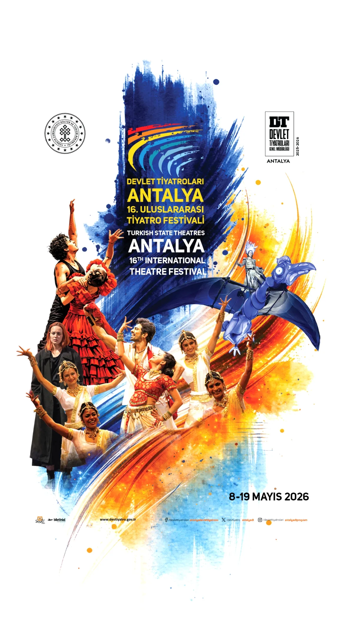 Antalya Uluslararası Tiyatro Festivali Başlıyor: 8-19 Mayıs'ta Sanat Dolu 12 Gün Antalya Uluslararası Tiyatro Festivali Başlıyor: 8-19 Mayıs'ta Sanat Dolu 12 Gün