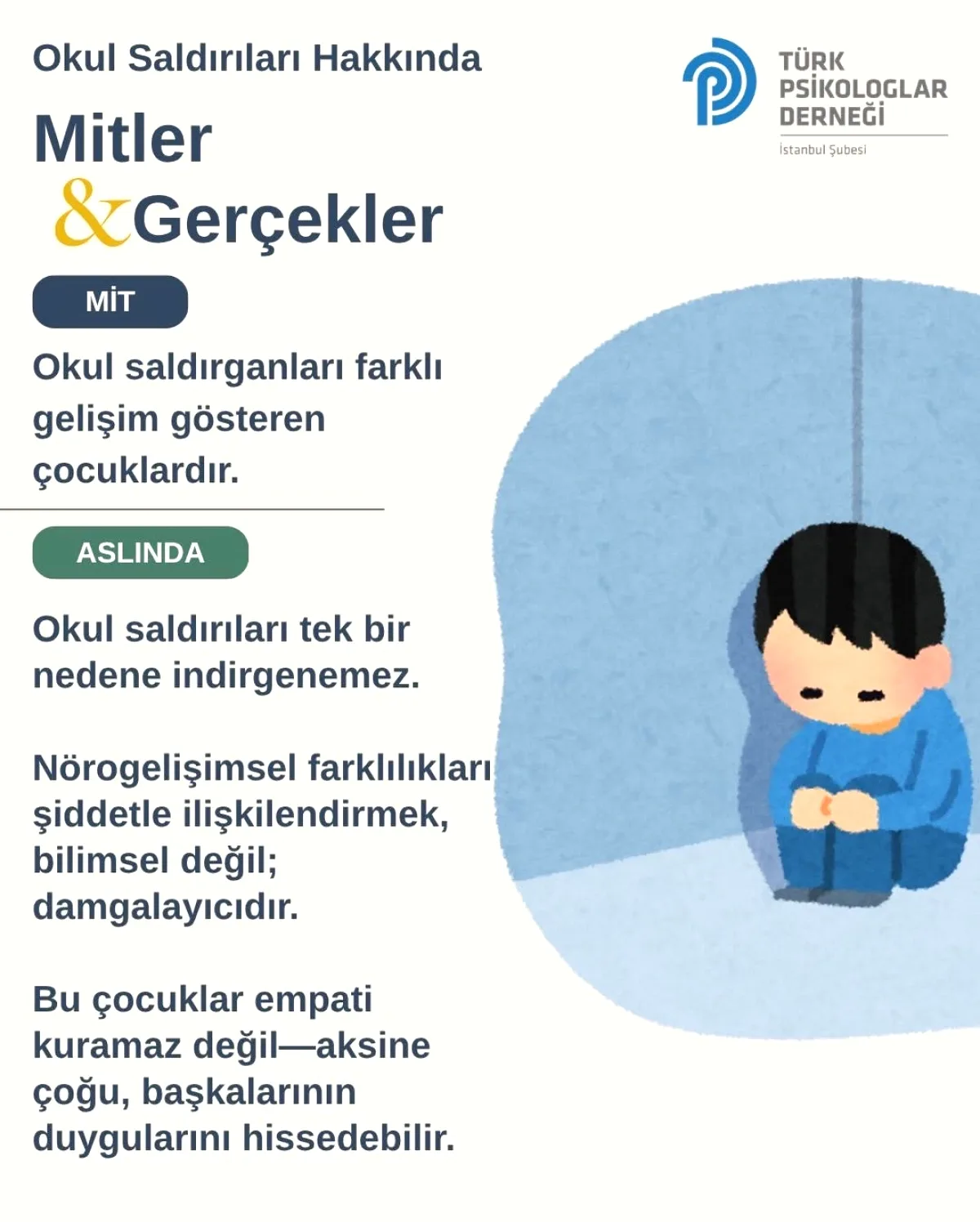 TPD İstanbul'dan Okul Saldırıları Uyarısı: Mitler ve Gerçekler TPD İstanbul'dan Okul Saldırıları Uyarısı: Mitler ve Gerçekler
