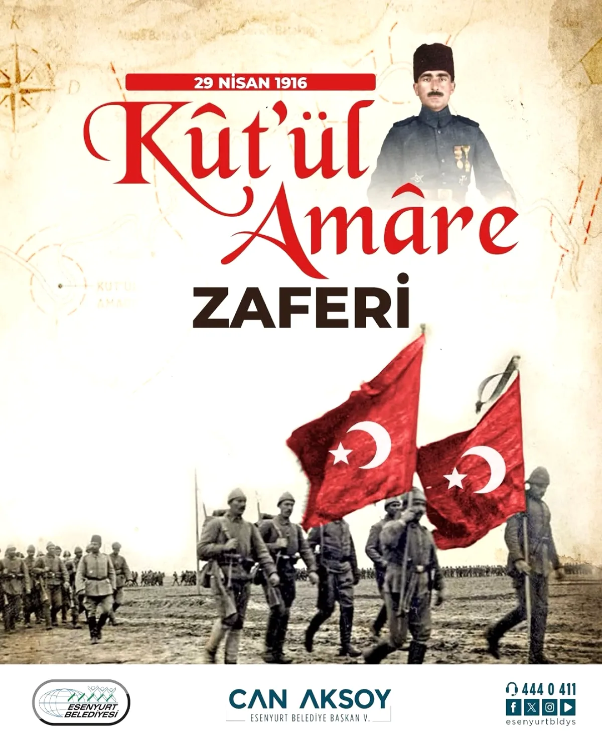 Esenyurt Belediyesi Kût ül Amâre'nin 110. Yılını Andı Esenyurt Belediyesi Kût ül Amâre'nin 110. Yılını Andı
