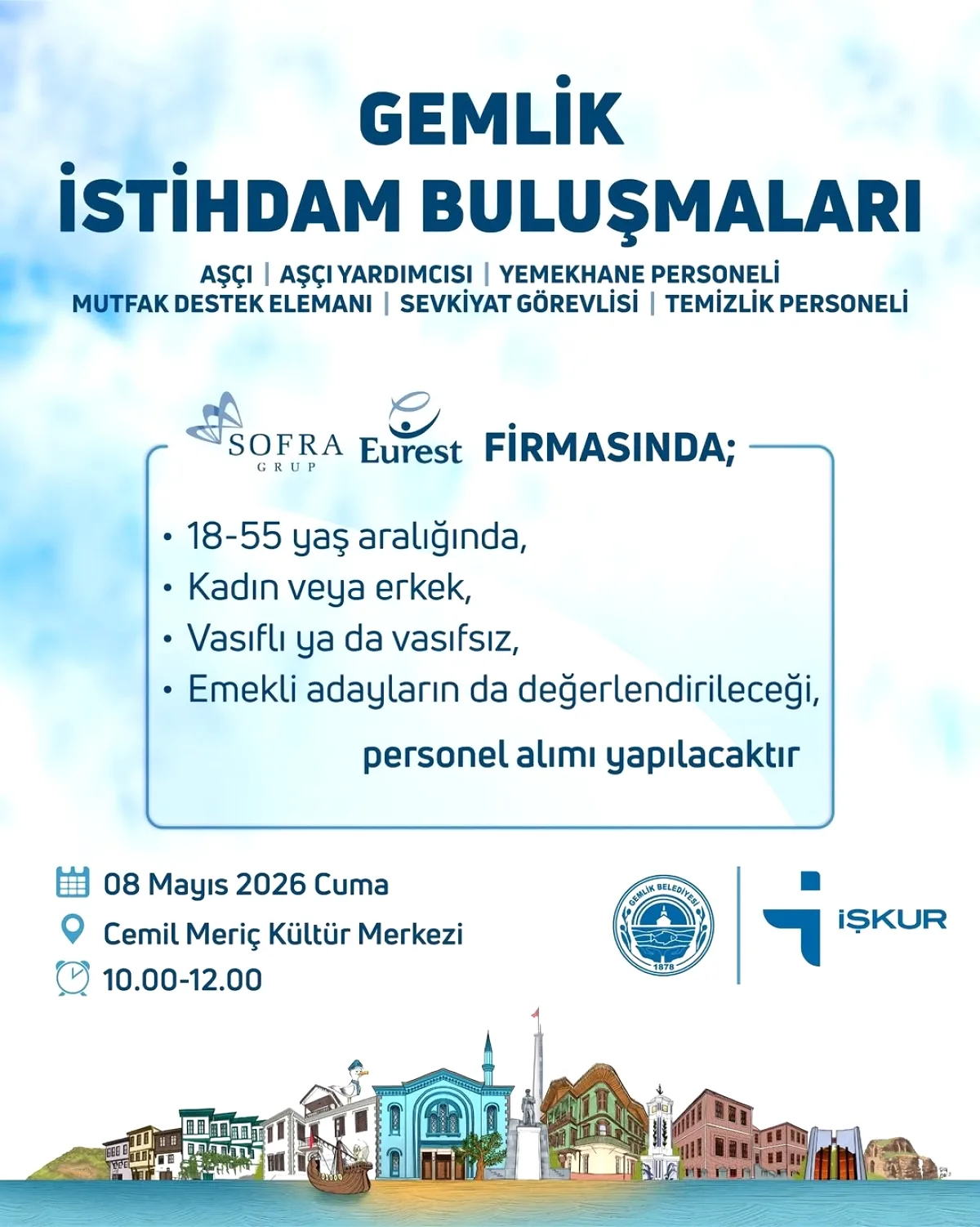 Gemlik'e İstihdam Müjdesi: Sofra Grup Yüz Yüze Personel Alım Yapıyor Gemlik'e İstihdam Müjdesi: Sofra Grup Yüz Yüze Personel Alım Yapıyor