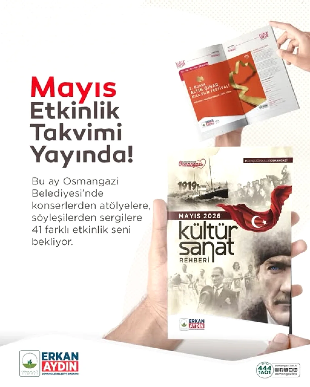 Osmangazi Belediyesi Mayıs 2026 Kültür Sanat Takvimi Açıklandı Osmangazi Belediyesi Mayıs 2026 Kültür Sanat Takvimi Açıklandı