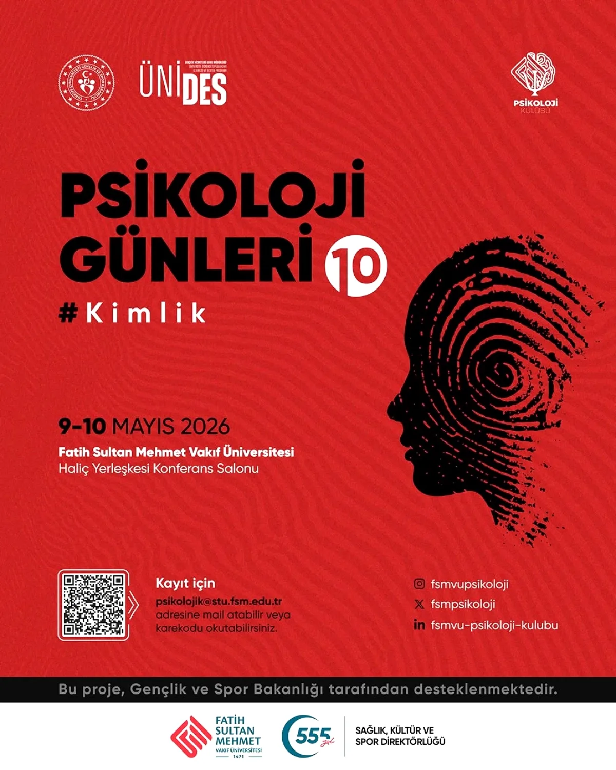 10. Psikoloji Günleri 'Kimlik' Temasıyla Ücretsiz Düzenleniyor 10. Psikoloji Günleri 'Kimlik' Temasıyla Ücretsiz Düzenleniyor